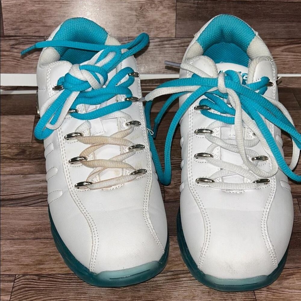Lugz White and Blue Trainers
